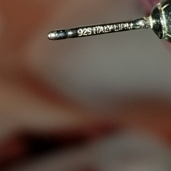 Sterling Silver Dangle Earrings - Picture 3 of 4